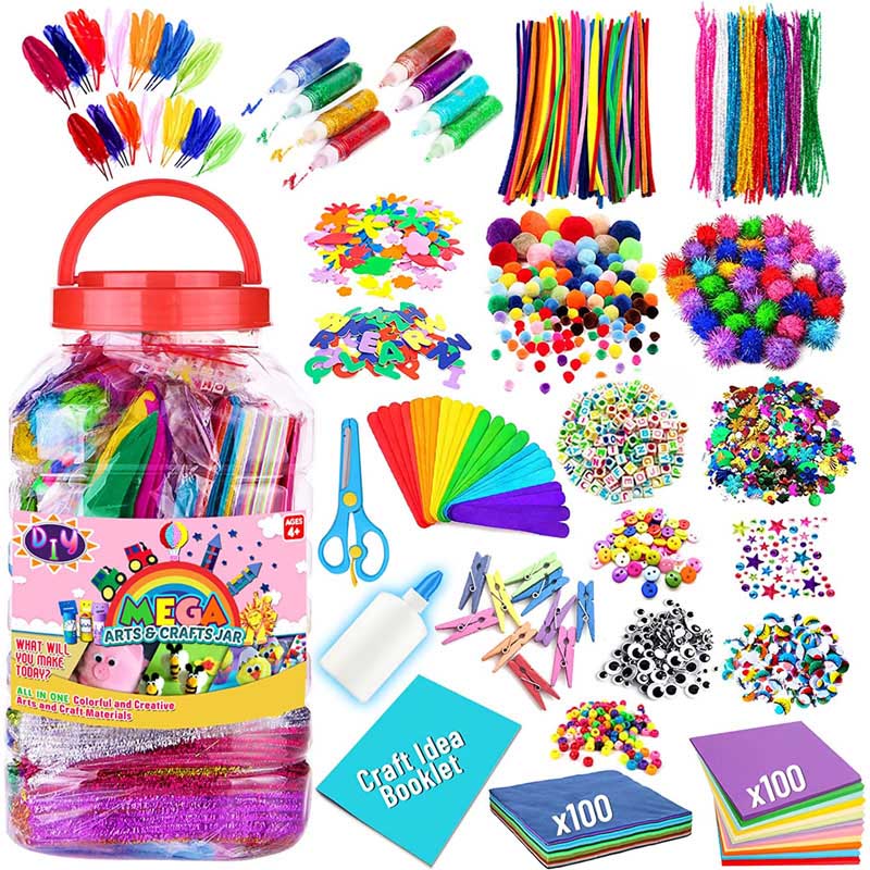 Hoe kunnen kinderen DIY -kunstambachten creativiteit en leren inspireren?