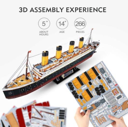 Gedetailleerd ontwerppapier Jigsaw DIY Stadion 3D-puzzelmodel