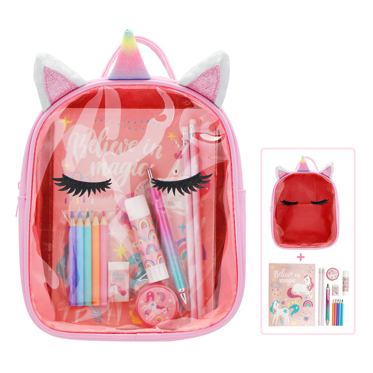 Hot selling aangepaste schooltas briefpapier set